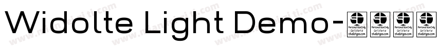 Widolte Light Demo字体转换